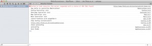 Konsole im Desktop-Safari
